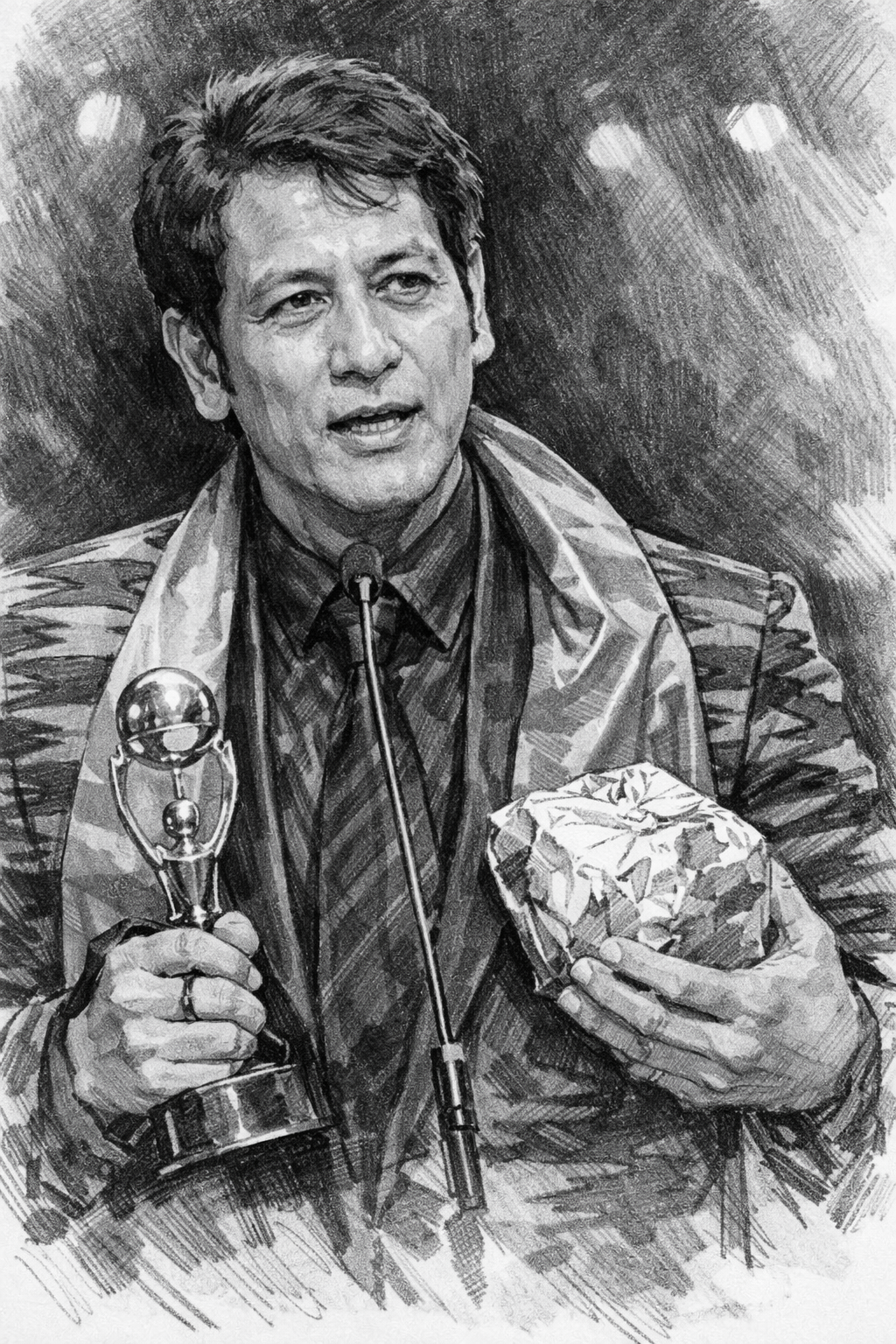 Sketch portrait of Shiv Shrestha